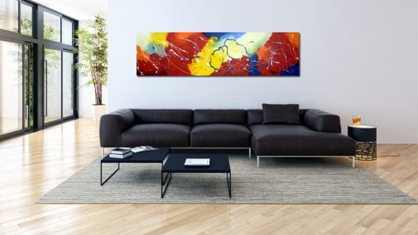 Lust for life - large abstract painting Loft
